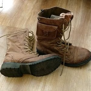 Roxy Lace-up pocket boots, size 5.5